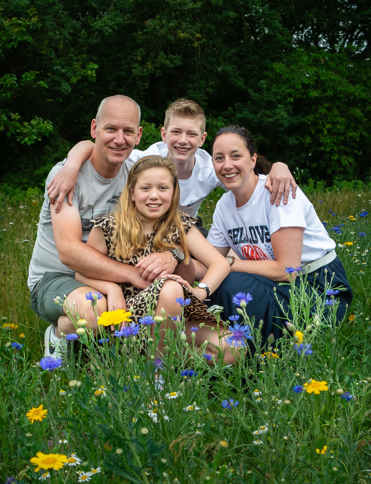 Happy family fotoshoot